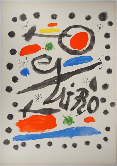 Joan MIRO (1893-1983)
Composition surréaliste,...