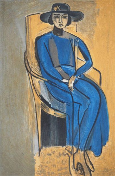 D'après Henri MATISSE (1869-1954)
Elégante...