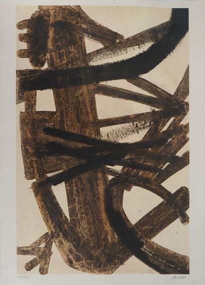 Pierre SOULAGES (1919-2022) 
Brou de Noix...