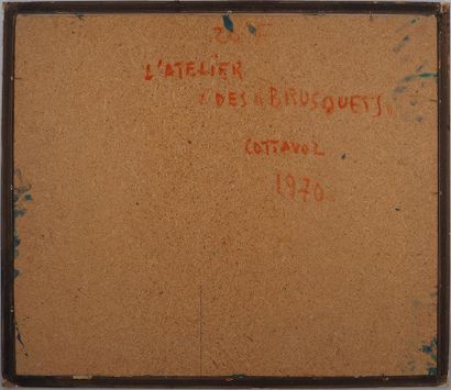 André COTTAVOZ (1922-2012)
Chambre bleue...