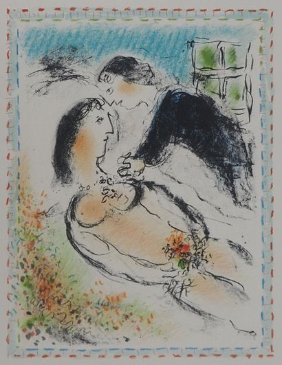 Marc CHAGALL (1887-1985)
Le Repos, 1984
Original...