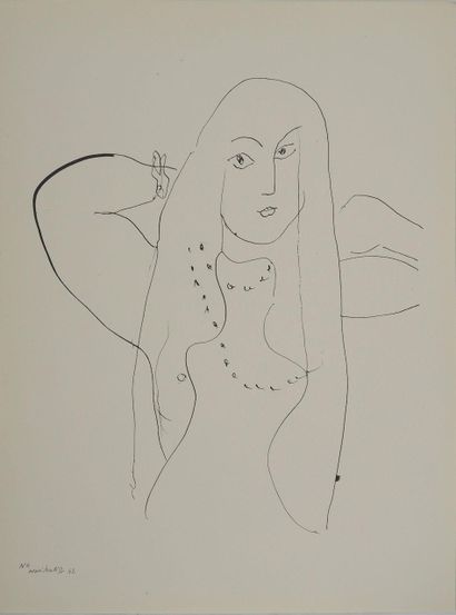 D'après Henri MATISSE (1869-1954)
La femme...