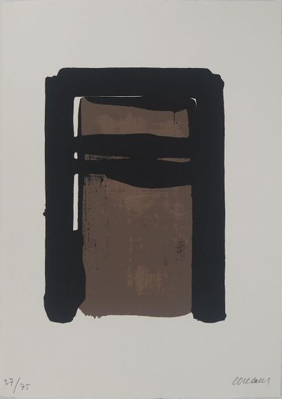 Pierre SOULAGES (1919-2022) 
Serigraph n°10,...