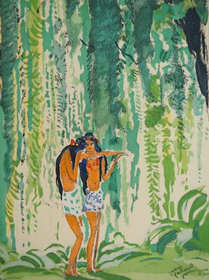 Jean-Gabriel DOMERGUE (1889-1968)
Tahiti,...