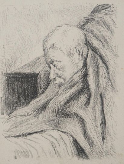 Maximilien LUCE (1858-1941)
Bedridden old...