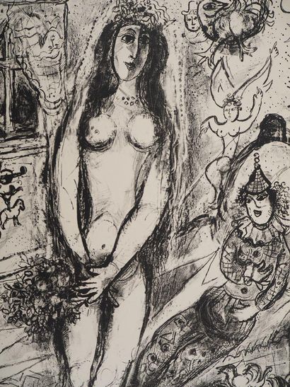 Marc CHAGALL (1887-1985)
Circus, The bride's...