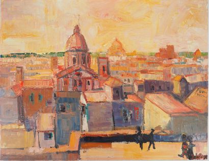 Pierre Yves LELARGE (1935-2016)
View of Rome...
