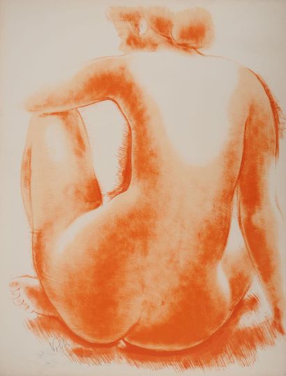 Antoniucci VOLTI (1915-1989)
Nude back model
Original...
