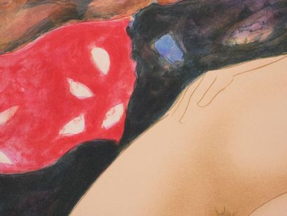 Alain BONNEFOIT (born 1937)
Sleeping nude,...