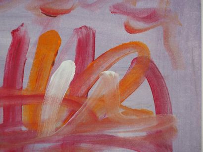 Ervin NEUHAUS (1928-2012)
Ondes colorées
Gouache...