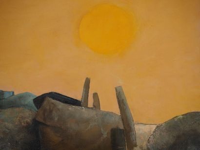 Claude GAVEAU (1940-2021)
Brittany, Sunset...