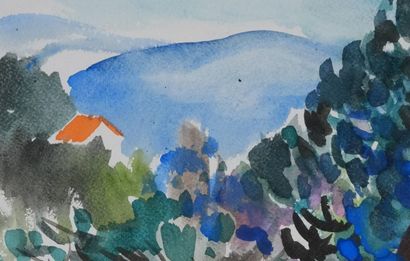 Maurice GENIS (1925-2013)
The house on the...
