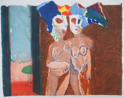 Henri GUIBAL (born 1947)
The couple
Original...