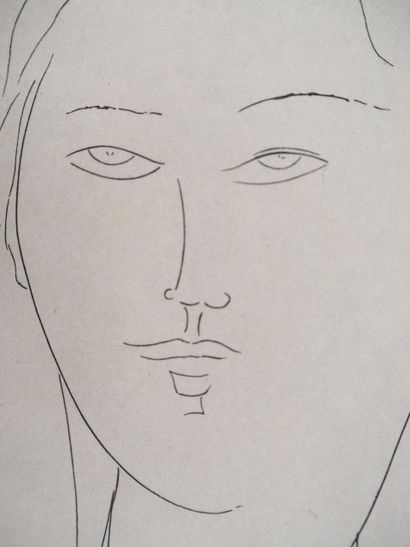 Amedeo MODIGLIANI (1884-1920)
Jeune femme,...