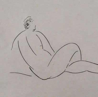 Amedeo MODIGLIANI (1884-1920)
Femme allongée...