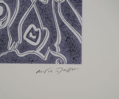 André MASSON (1896-1987)
Figures entrelacées
Gravure...