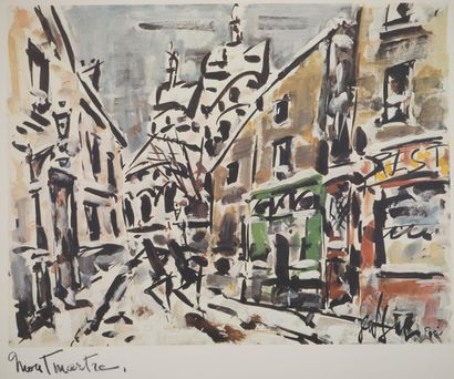 Gen PAUL (1895-1975)
Montmartre, Paris
Lithograph...