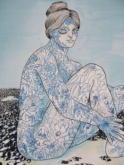 Jean MARAIS (1913-1998)
Fusion avec la nature,...