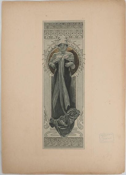 Alphonse MUCHA (1860-1939)
L'Oracle de lumière,...
