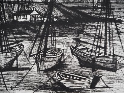 Bernard BUFFET (1928-1999)
Brittany, Fishing...