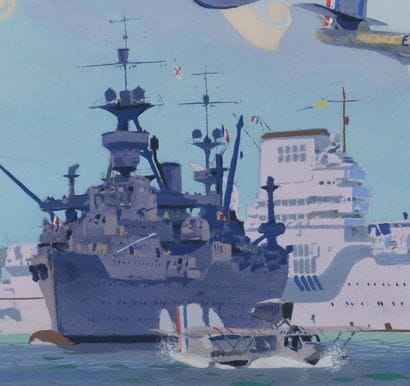 Albert BRENET (1903-2005)
Aircraft carrier...