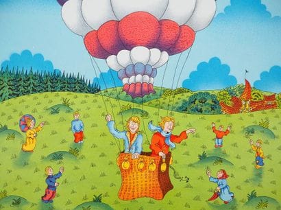 Bernard VERCRUYCE (born 1949)
The hot-air...