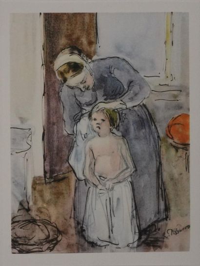 After Camille PISSARRO (1830-1903)
La toilette...