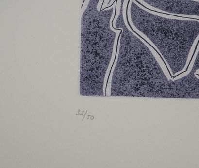 André MASSON (1896-1987)
Figures entrelacées
Gravure...