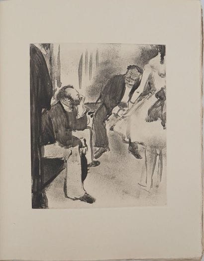 After Edgar DEGAS (1834-1917)
Dance rehearsals,...