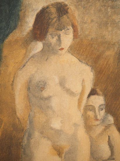 Jules PASCIN (1885-1930)
Les deux muses,...