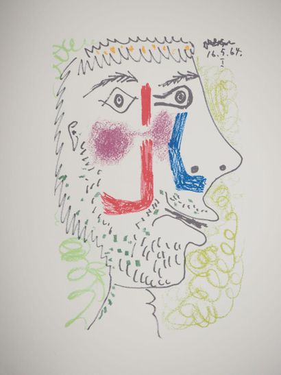 After Pablo Picasso (1881-1973)
Young man...