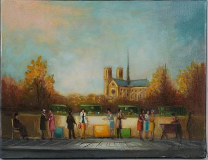 Michel PABOIS (né en 1939)
Paris, Les bords...