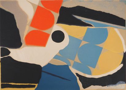 Max PAPART (1911-1994)
Espace aérien, 1974
Gravure...