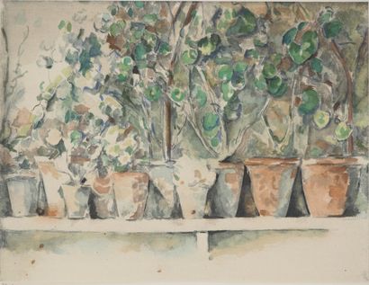After Paul CEZANNE (1839-1906)
Les pots de...