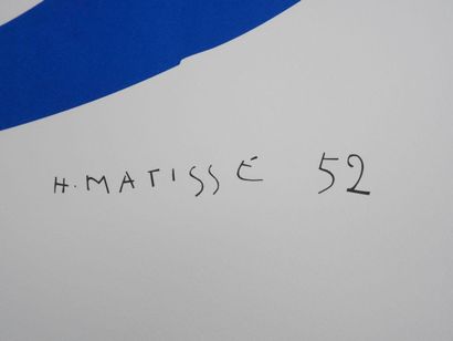 D'après Henri Matisse (1869-1954)
Nu bleu...