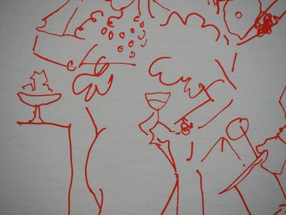 Jean COCTEAU (1889-1963)
Le Buffet Gourmand,...
