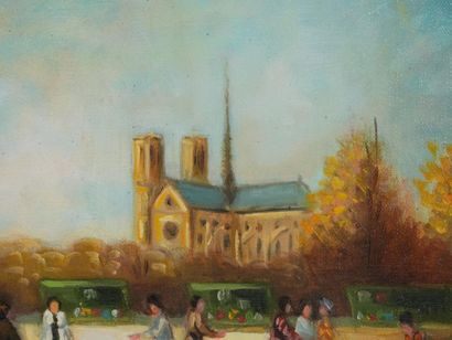 Michel PABOIS (né en 1939)
Paris, Les bords...