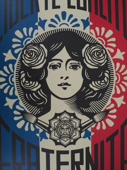 Shepard FAIREY aka Obey Giant (born 1970)
Liberty,...