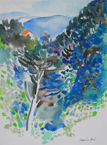 Maurice GENIS (1925-2013)
The house on the...