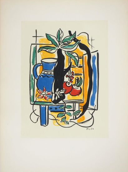 Fernand LEGER (1881-1955)
Nature morteau...