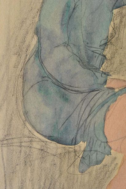 Auguste RODIN (1840-1917)
Beautiful seated...