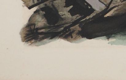 Maurice DE VLAMINCK(1876-1958)
Berges, 1951
Etching...
