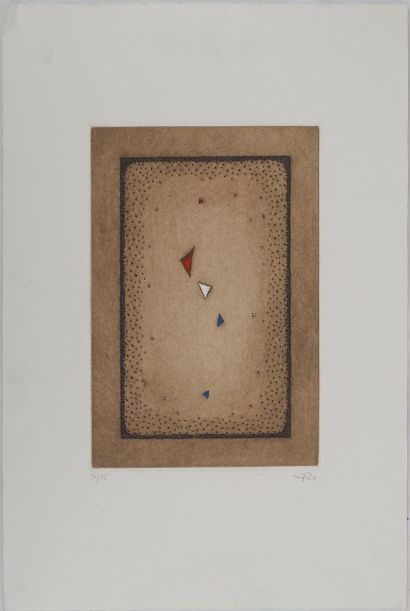 Arthur Luiz PIZA (1928-2017)
Triangles tricolores,...
