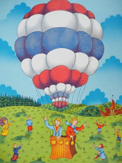 Bernard VERCRUYCE (born 1949)
The hot-air...