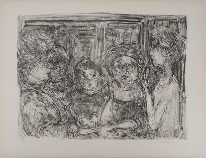 André COTTAVOZ (1922-2012)
Family reunion,...
