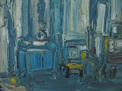 André COTTAVOZ (1922-2012)
Chambre bleue...