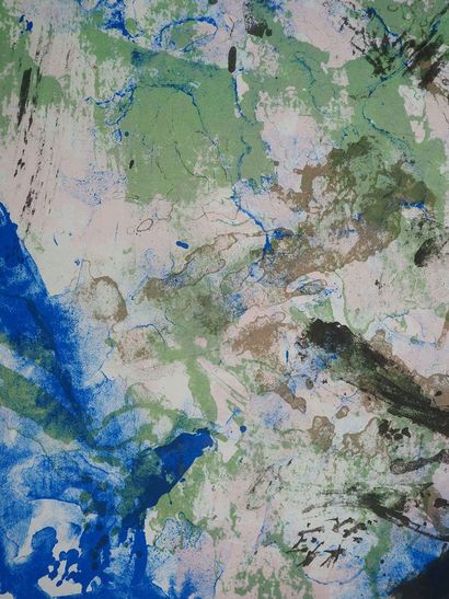 ZAO Wou-Ki (1920-2013)
Composition bleue,...