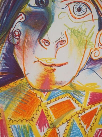 Pablo PICASSO (1881-1973)
The Harlequin,...