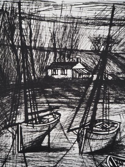 Bernard BUFFET (1928-1999)
Brittany, Fishing...