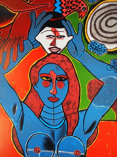 Guillaume CORNEILLE (1922-2010)
Woman, mask...